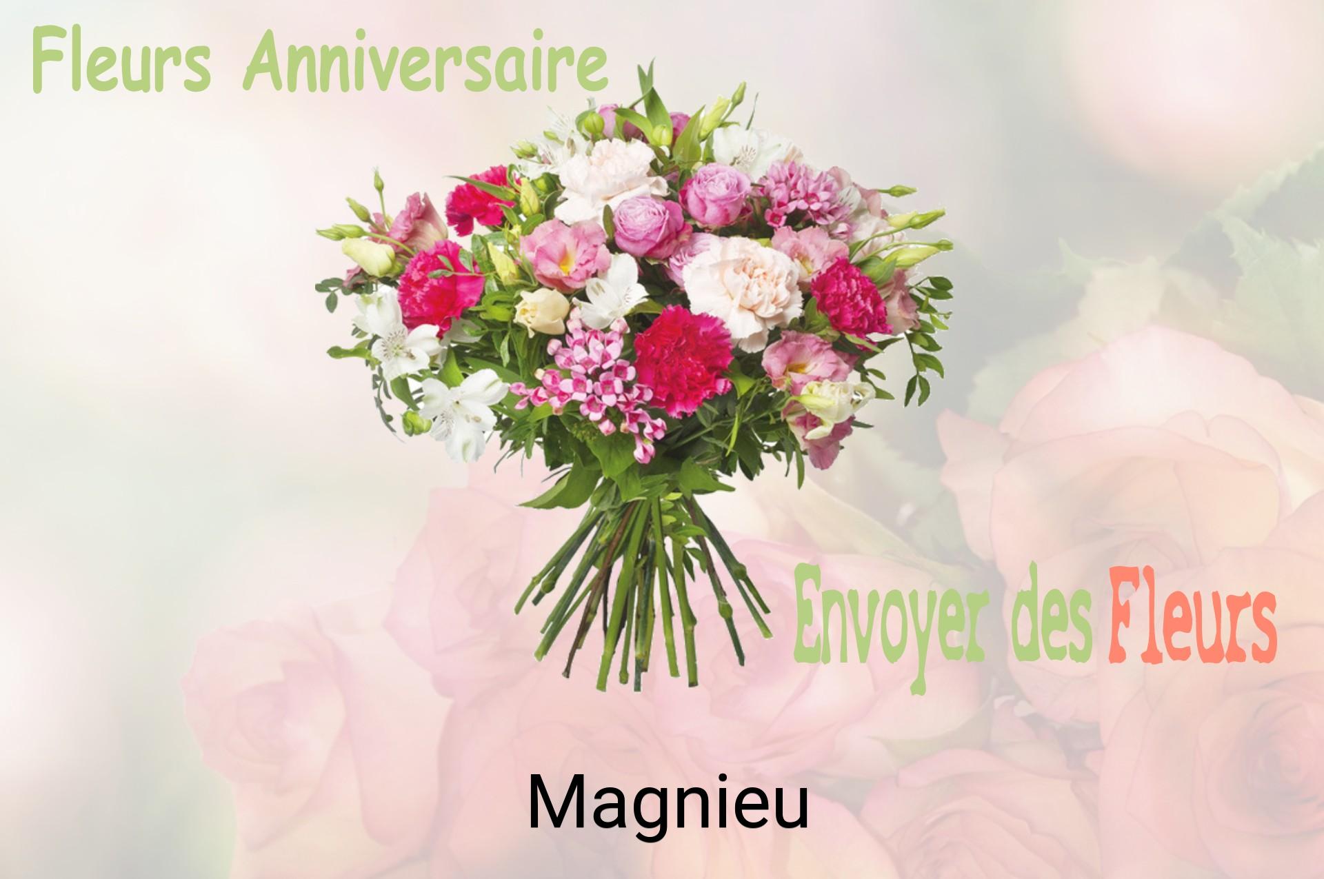 Bouquet de fleurs d’anniversaire livré à Magnieu